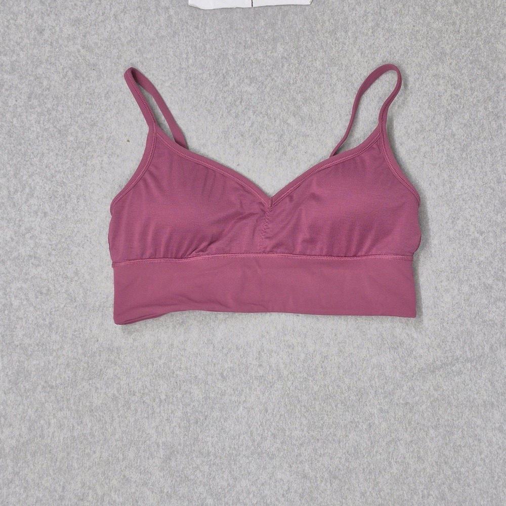 Lululemon Women Bra 10 Purple Align Sweetheart Bralette Wireless